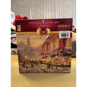 Jigsaw Puzzle Thomas Kinkade Disney Holiday A Christmas Wish - 1000 Piece